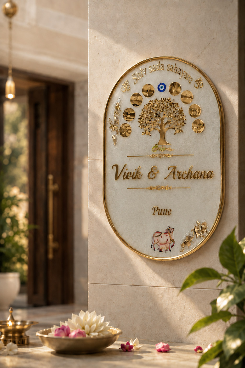 Heritage Motif Name Plate