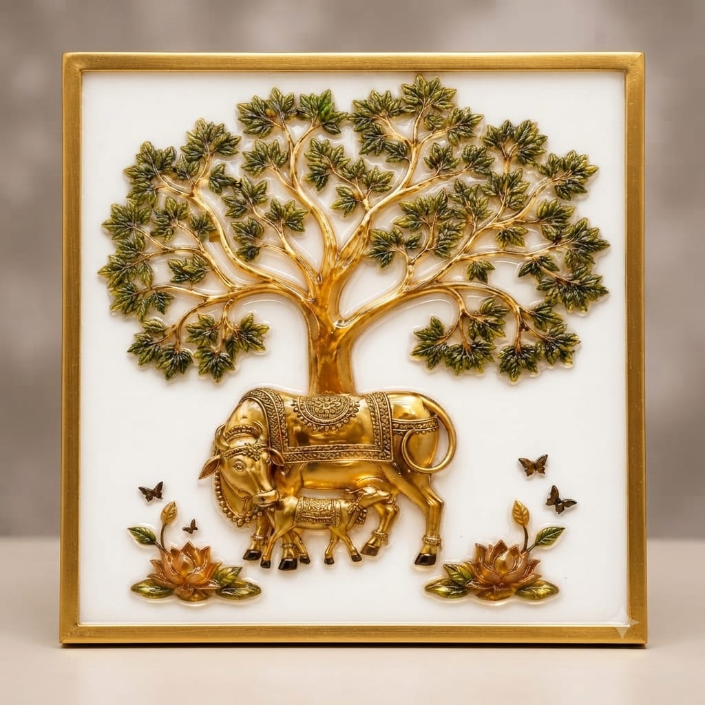 Kamdhenu Tree of Life Panel