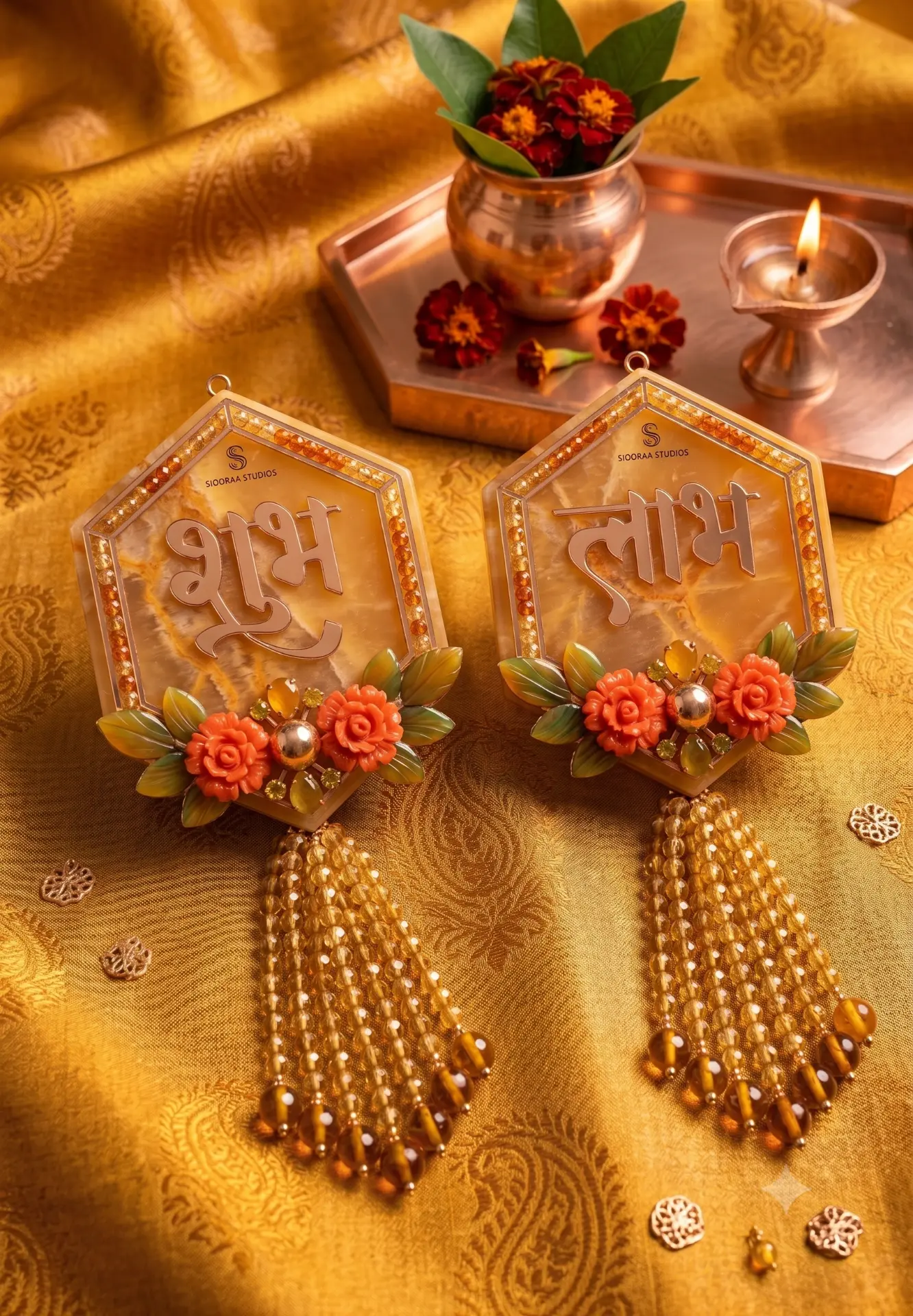 Shubh Labh Hexagon Pair