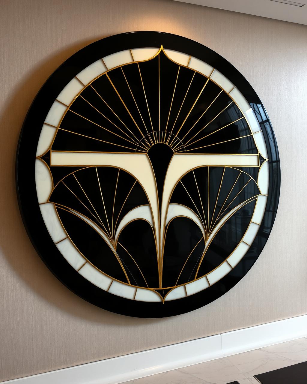 Art Deco resin artwork by Siooraa Studios