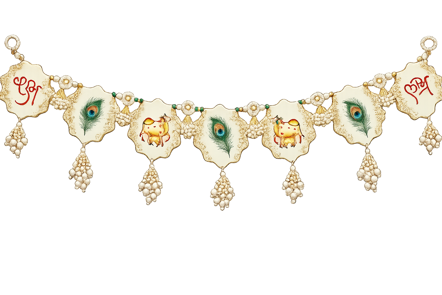 Peacock & Kamdhenu Toran