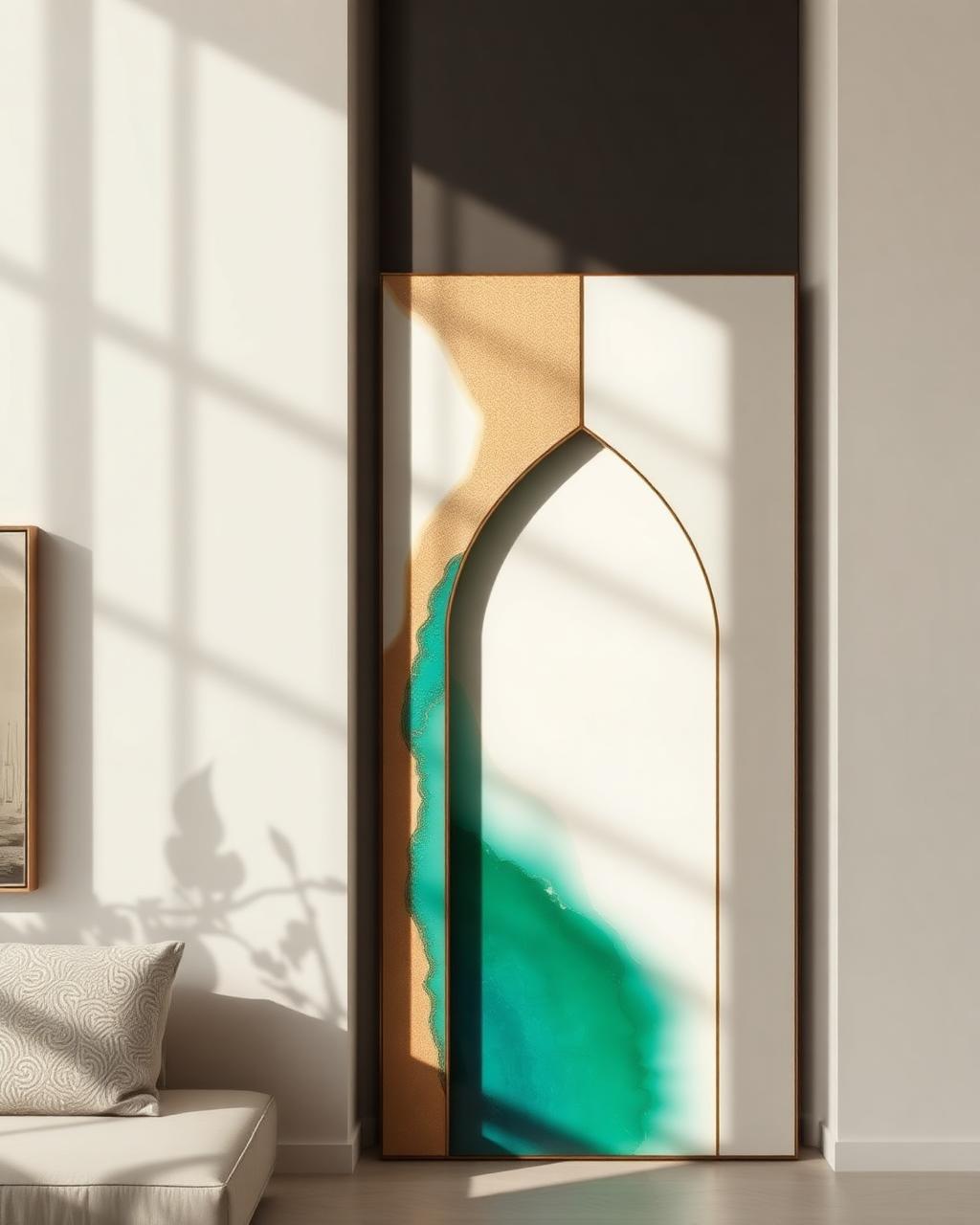 Moroccan Mystique resin artwork by Siooraa Studios
