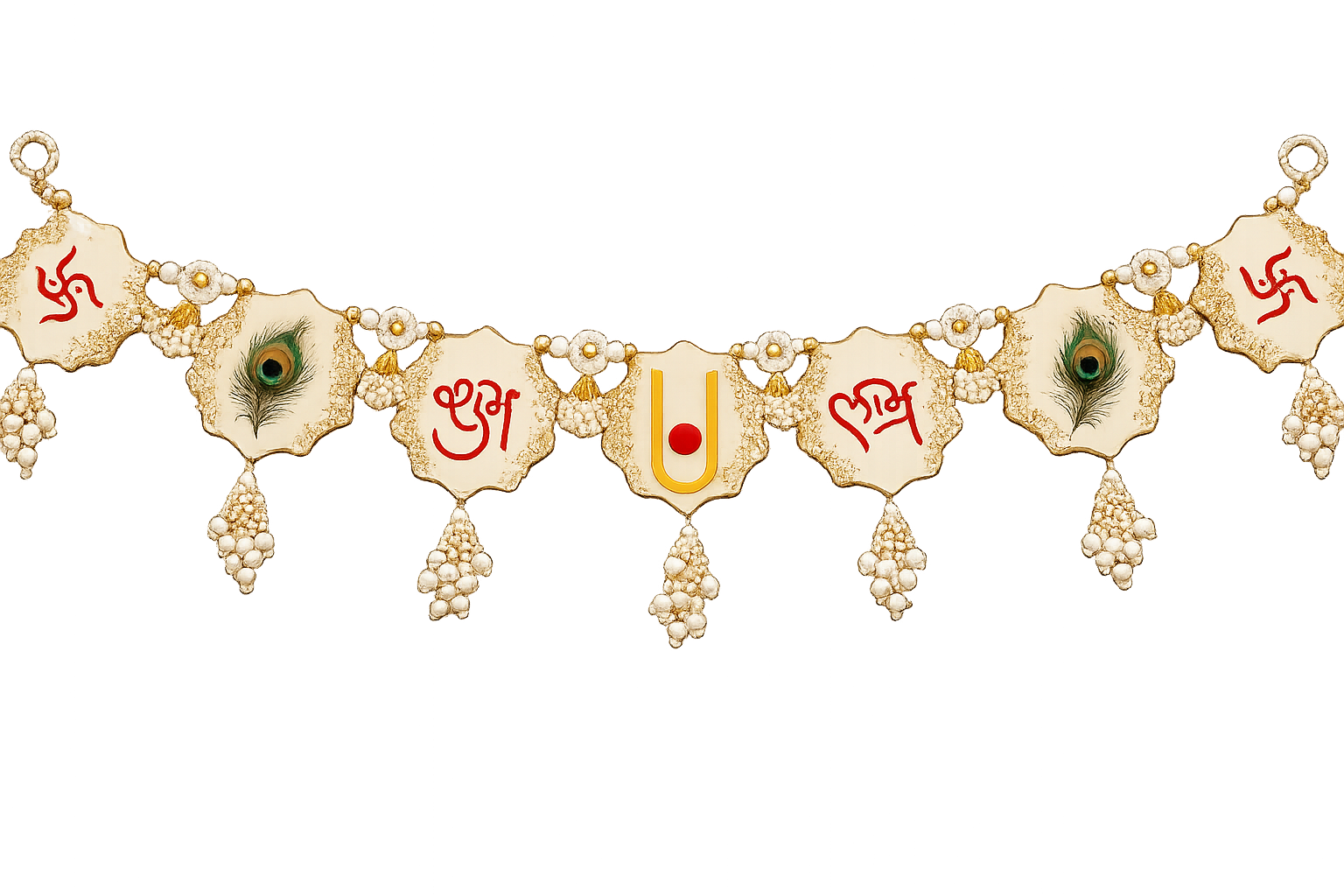 Shubh Labh Lotus Toran