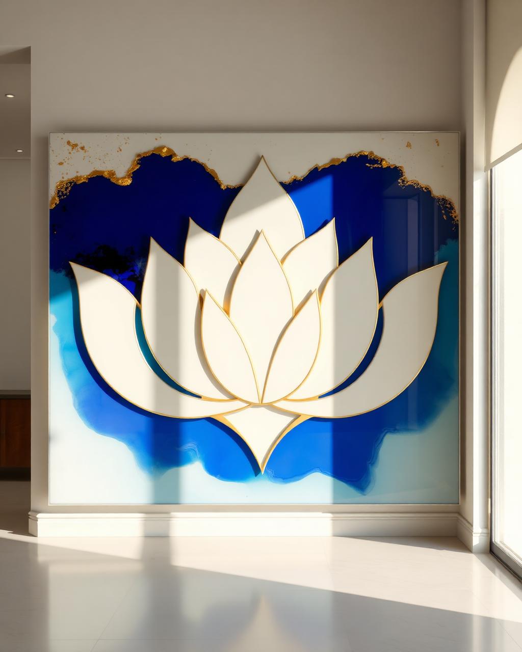 Indian Contemporary resin artwork by Siooraa Studios