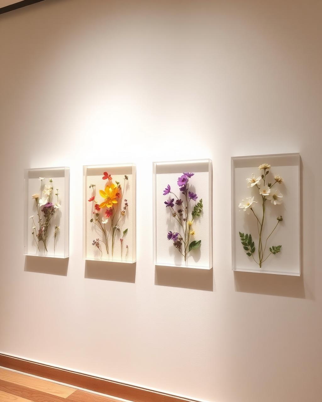 Pressed Flower Wall Art